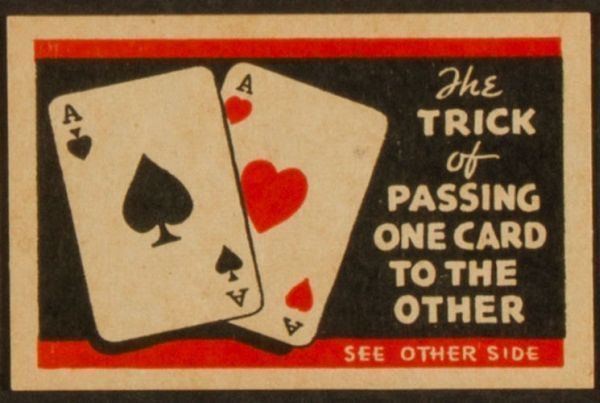 Trick of Passing One Card To The Other